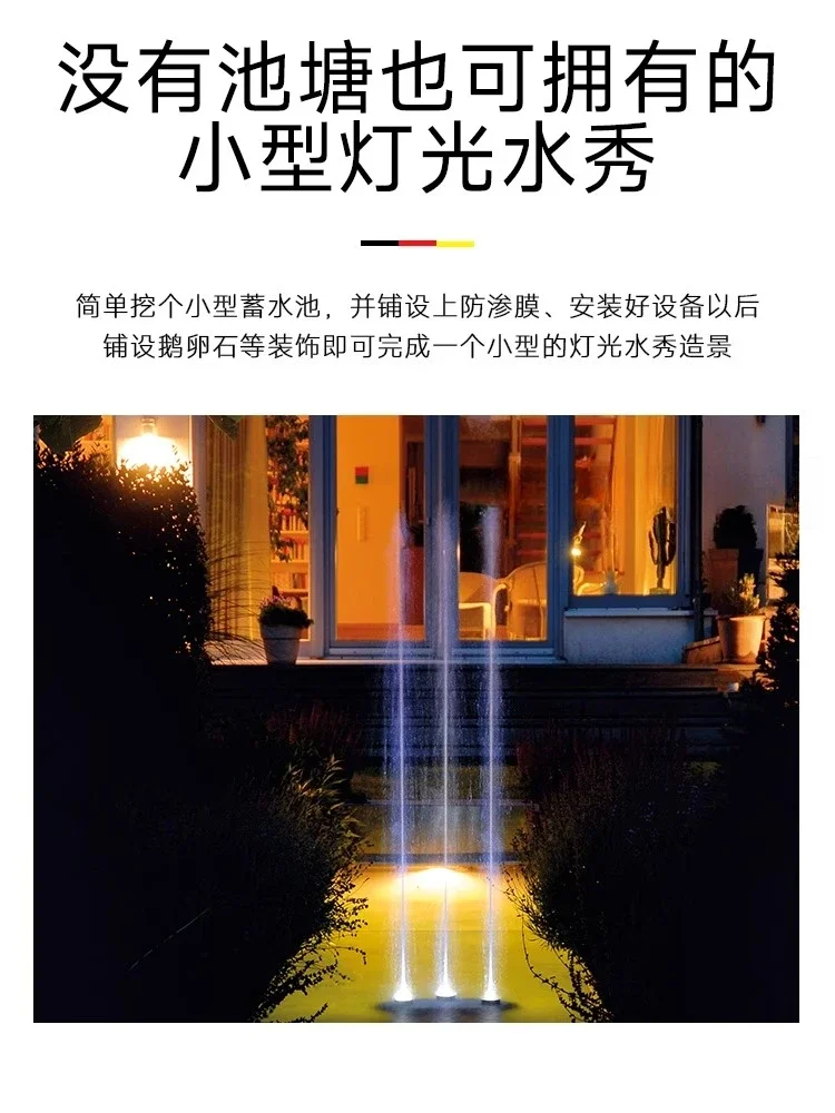 Small fountain home user outer courtyard small lighting fountain water feature quintet jumping spring landscaping