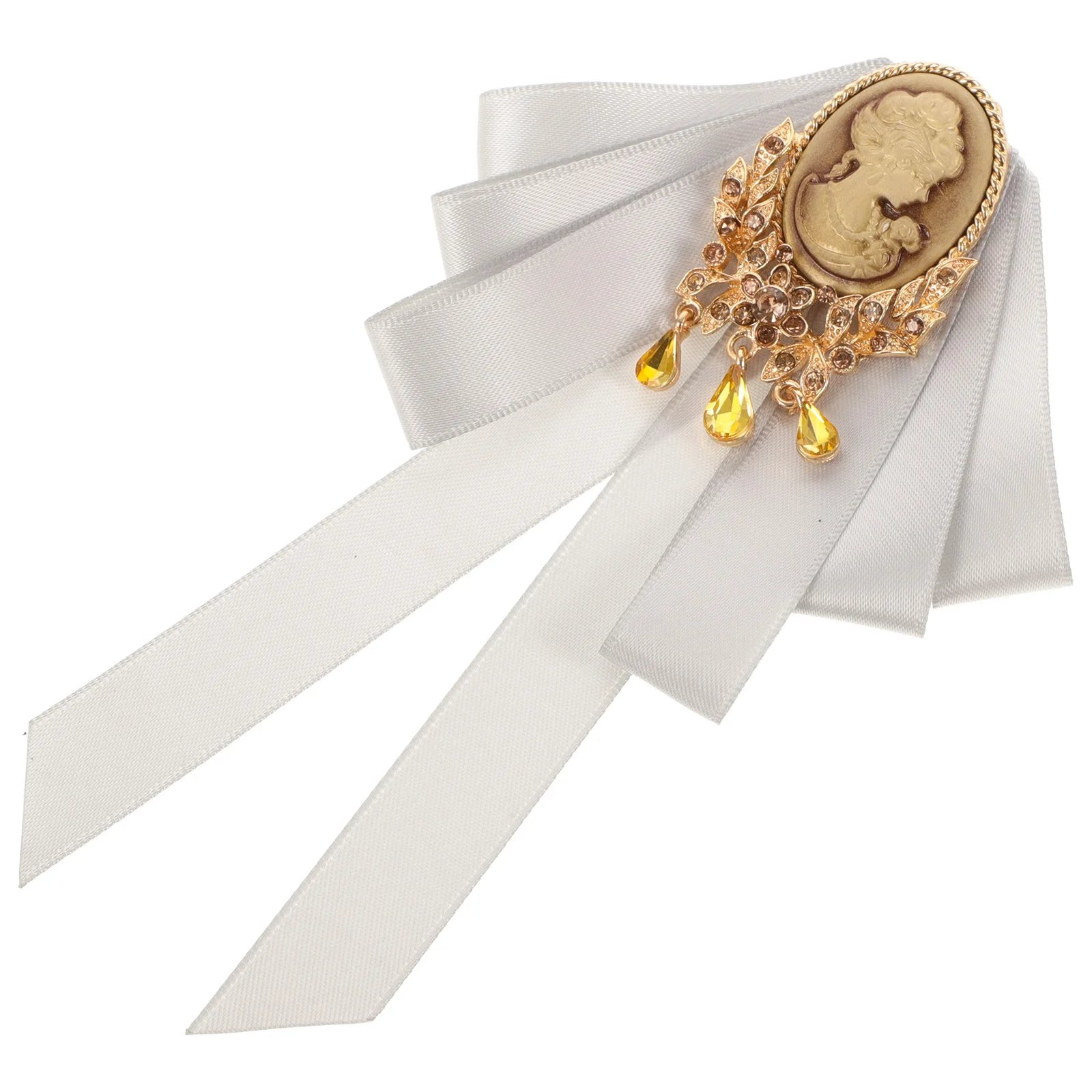 Grande laço broche pré-amarrado grande bowknot lapela pino moda broche pino para roupas femininas chapéus vestidos acessórios