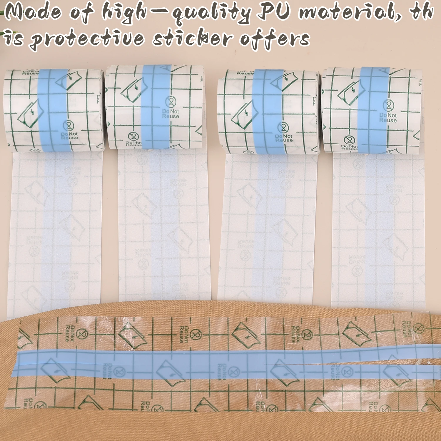 Down Jacket Collar Anti-dirt Anti-foundation Paste Transparent Invisible Protection Down Jacket Waterproof Dust-proof Repair Pad