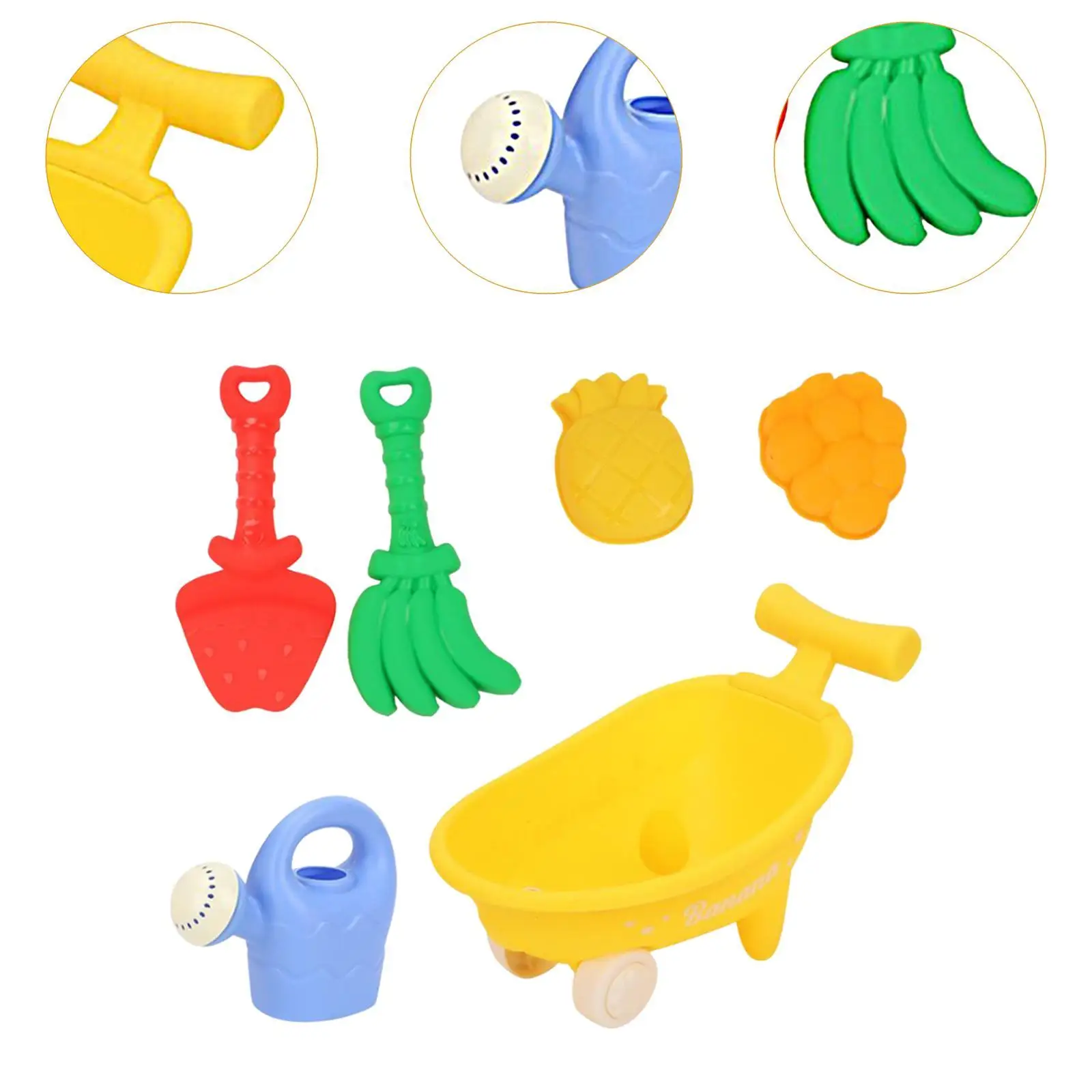 Brinquedos de areia de praia para crianças Kit de brinquedos de construção de castelo de areia para parque fora