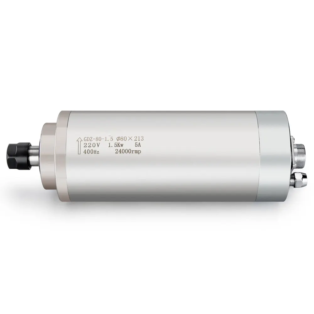 GDZ62-1.2 220V High Speed 1.2KW 60000rpm/3600RPM Water Cooling Round Spindle Motor