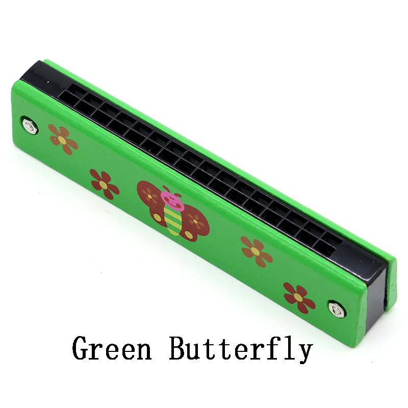 Kinderen Houten Mondharmonica Muziekinstrument Speelgoed Muziek Leermiddelen Puzzel Vroeg Onderwijs Kleuterschool Beginners TMZ