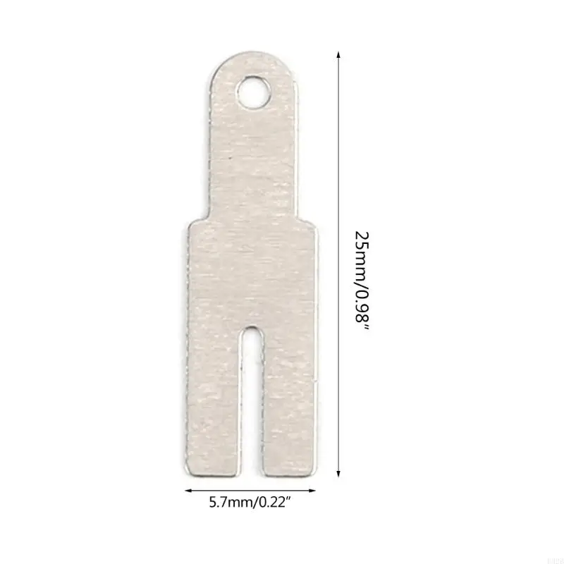 F92B 100Pcs 배터리 스폿 용접 기계용 니켈 도금 강철 스트립 스트랩 시트