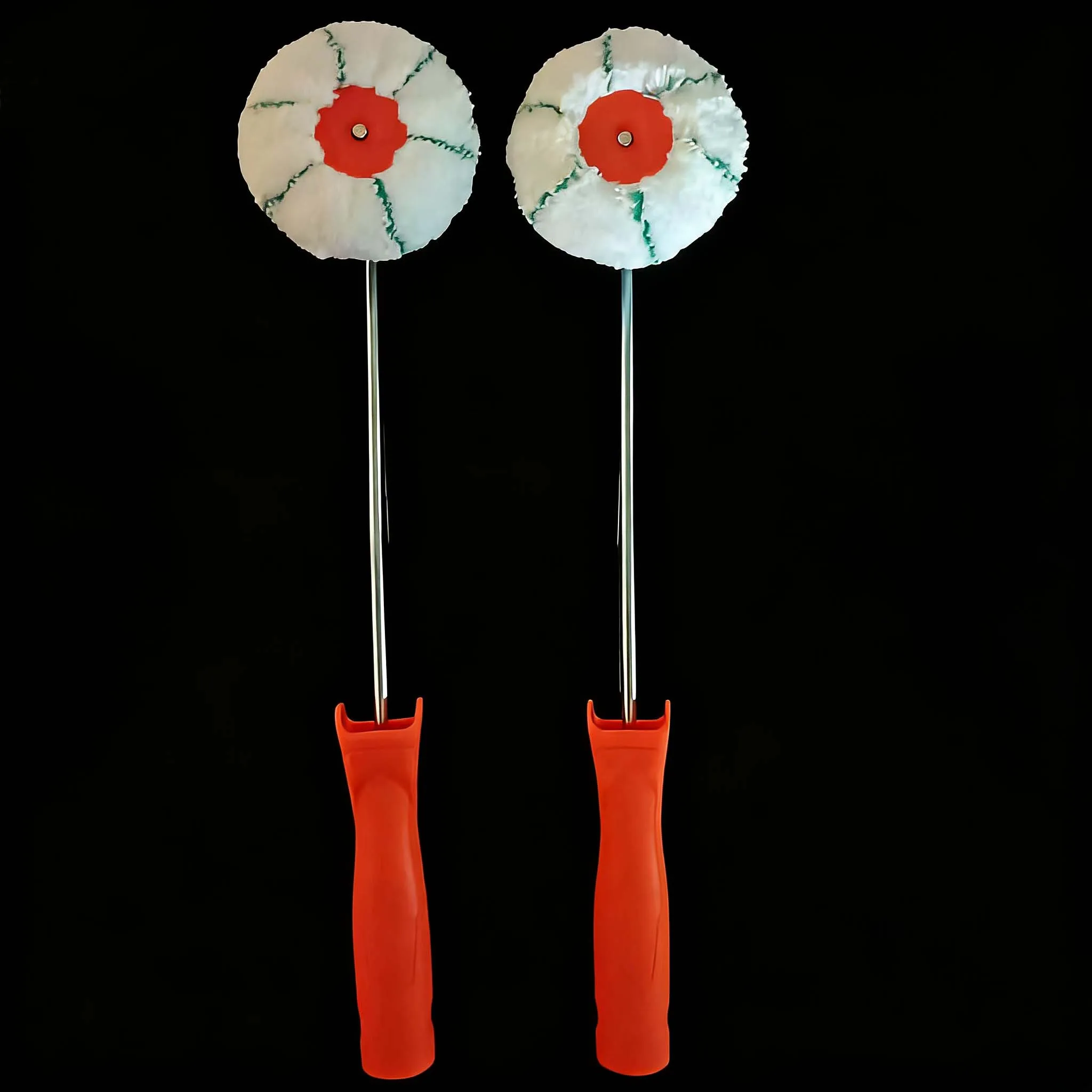 2-piece set of corner roller brushes, precise and effortless to apply, tool for painting corners and gaps