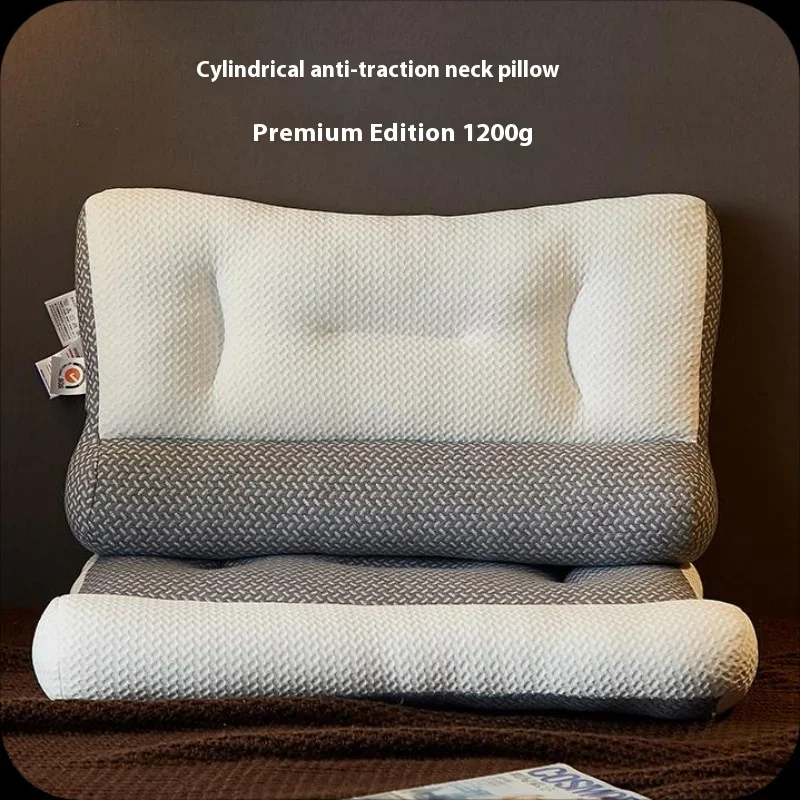 

Traction Pillow - Special Edition Sleep Aid Comfort Knitted Fabric Neck Relief Down Hotel Pillows