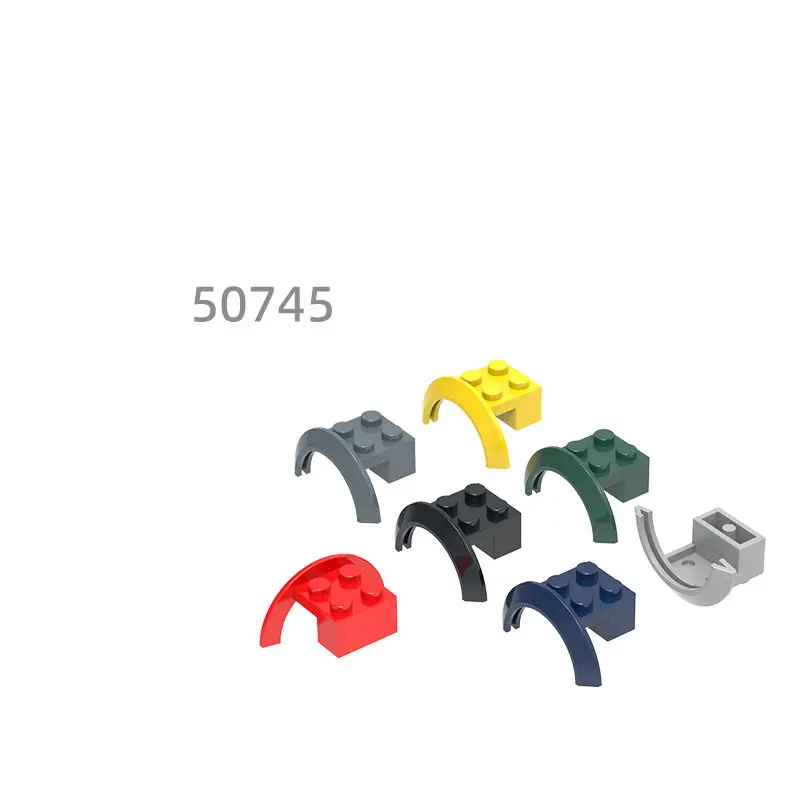 65pcs MOC Compatible Parts 50745 & 930929 Wheel Arch, Mudguard 4 x 2 1/2 x 2 Building Blocks Bricks DIY