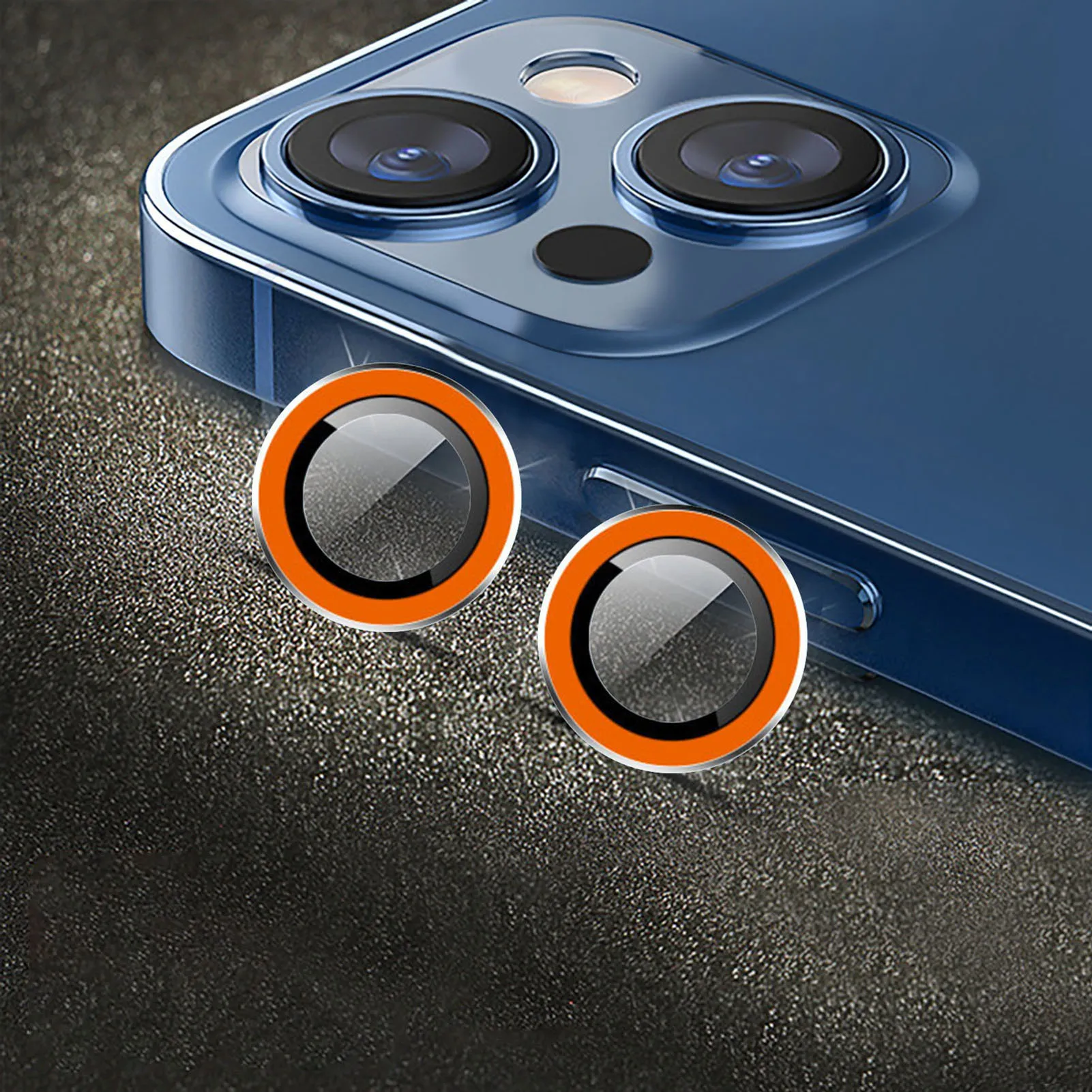 2 Pcs Metal Camera Protector Durable Protection for  14 Plus Decoration Accessories