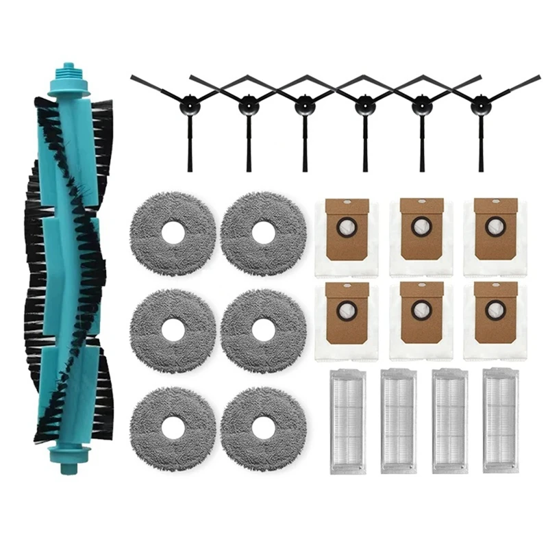 Dla Cecotec Conga 11090 Spin Revolution części zamienne główna szczotka boczna filtr Hepa Mop woreczek pyłowy