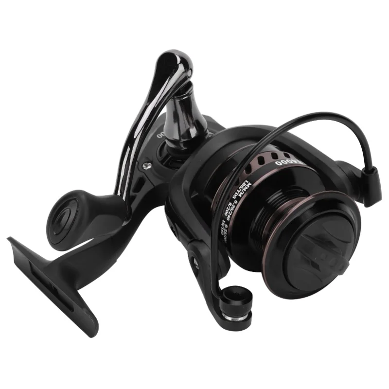 

Portable Metal Sea Rod Spinning Fishing Line Reel Rocking Raft Fishing Accessorygun Black