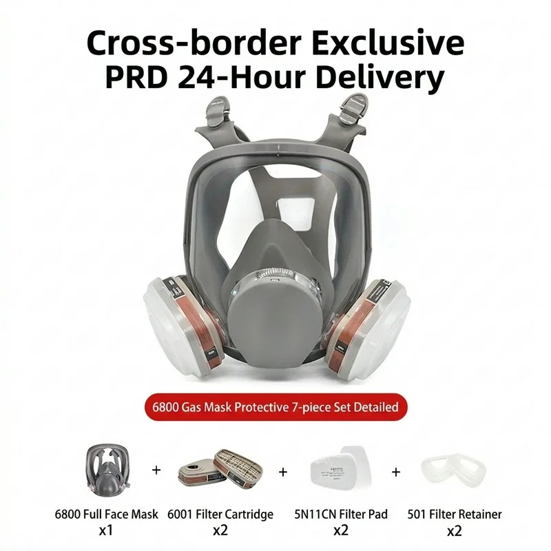 Europe and the United States 6800 Gas Mask Full Mask Anti-Pesticide Decoration Dustproof Anti-Virus Spot Gas Mask