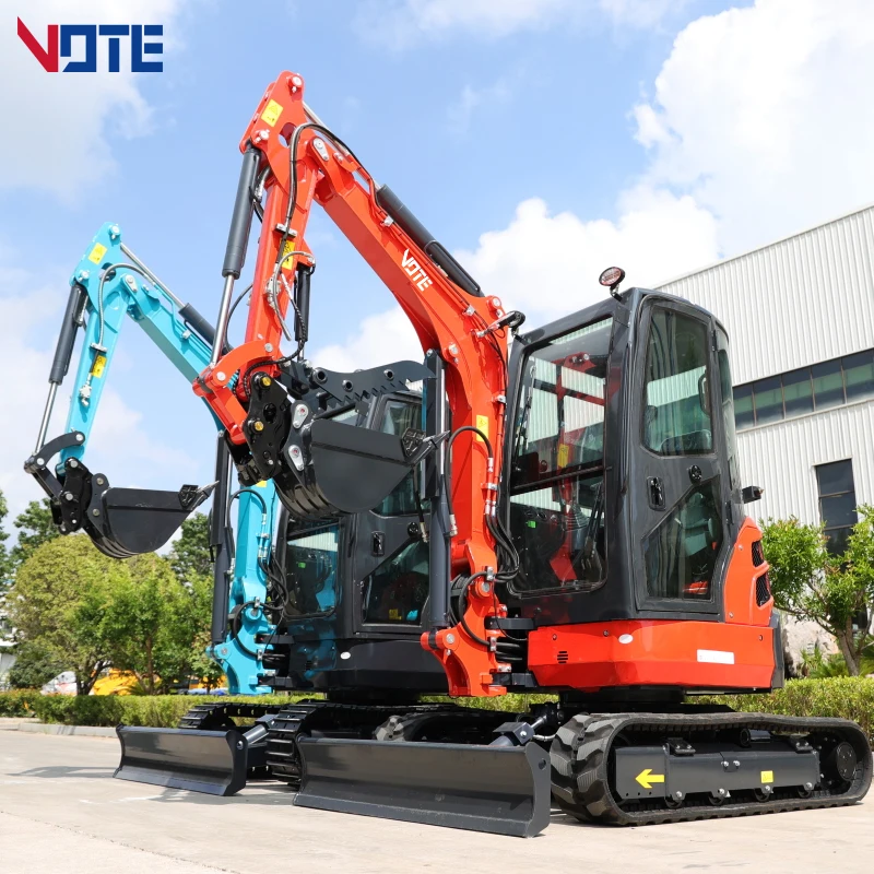Garden Home Farm Hydraulic Crawler Micro Small Mini Escavator 1ton 1.8ton 2ton 2.5ton 3ton 3.5ton Digger Bagger Excavators