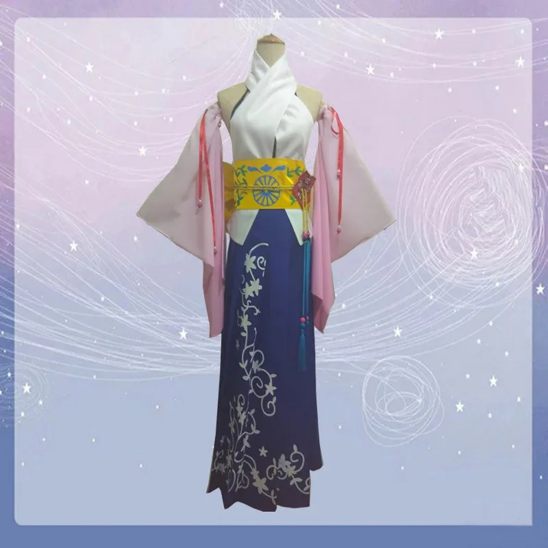 DY20Game ファンタジー X ユナ着物コスプレ FF 10 衣装カスタム Made25