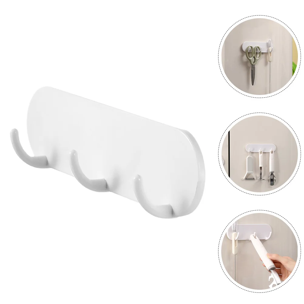 

Magnetic Key Holder For Wall Fridge With 3 Hooks Strong Magnetic Rack For Kitchen Laundry Room Storage Organizer