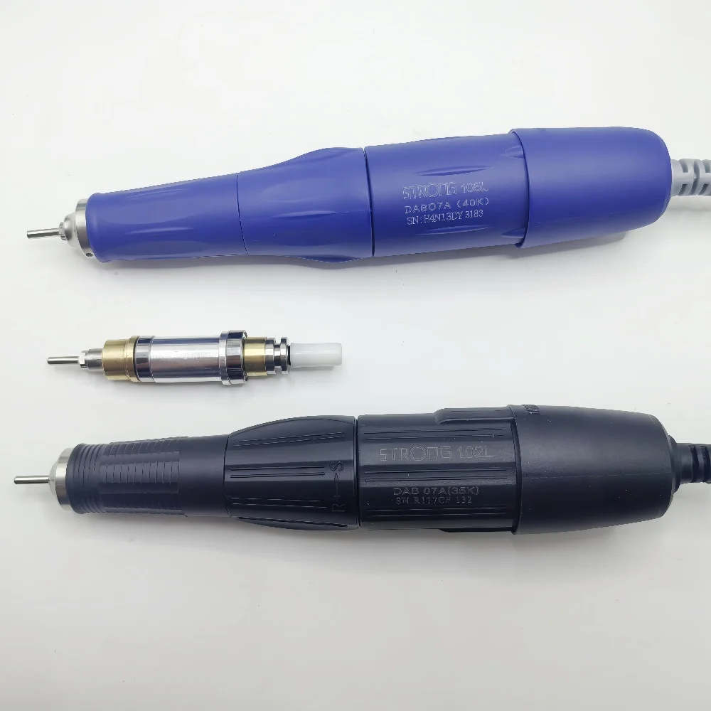 Micromotor Handstuk Spindel Voor Sterke 102L105L Elektrische manicure machine STERKE 210 204 Nail Boor Frezen