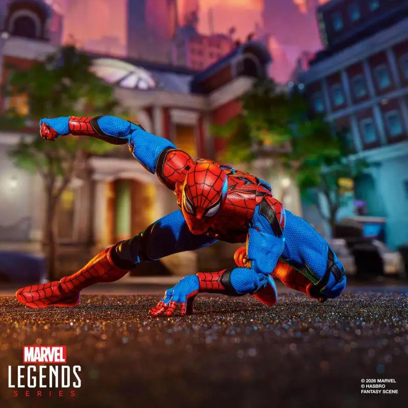 Original New Hasbro Marvel Legends Series Spider-Man Luna Snow Marvel Rivals 2-Pack 15cm Action Figure Collectible Model Toy Gif view 4