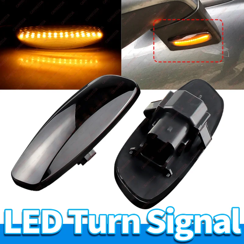 

Светодиодный динамический последовательный боковой габаритный фонарь указателя поворота для Peugeot 207 308 хэтчбек 3008 5008 SUV RCZ Coupe 2006-2017 6325G6