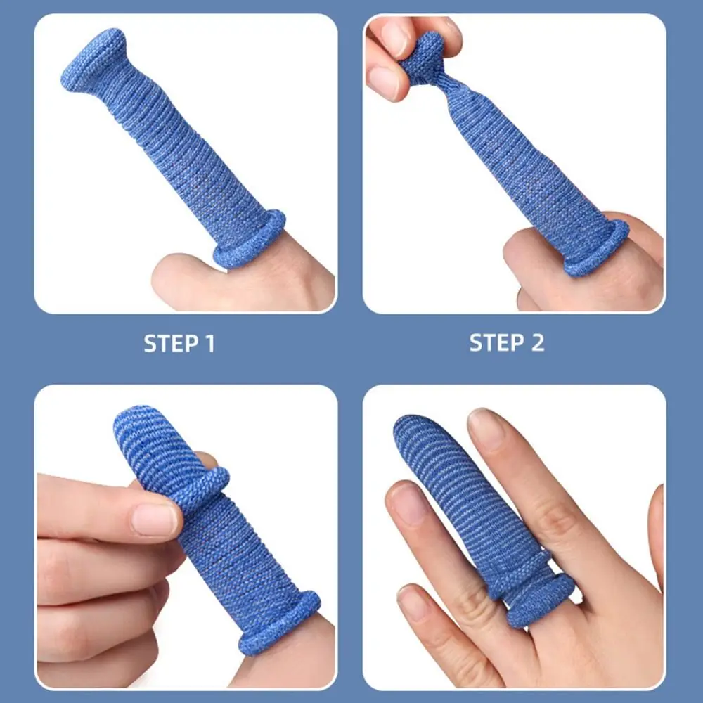 Algodão descartável Finger Cots, Multicolor protetores, respirável, espessamento, cuidados tubulares, trabalho de bandagem, novo, 10pcs