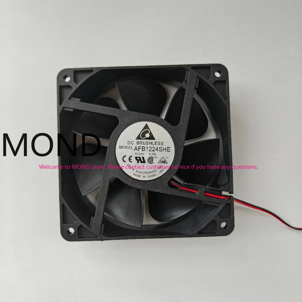 AFB1224SHE Delta Inverter Cooling Fan 12CM Delta Fan12038 DC24V 0.75A Axial Flow Cooler