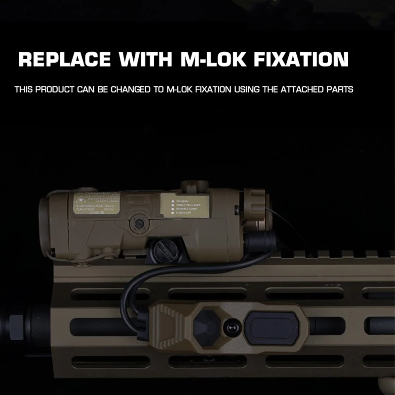 Tactical Recon Light Pressure Switch, Axon Switch, Remote Button Crane Laser, SF, 2.5 Rear Plug, DBAL, PEQ, NGAL