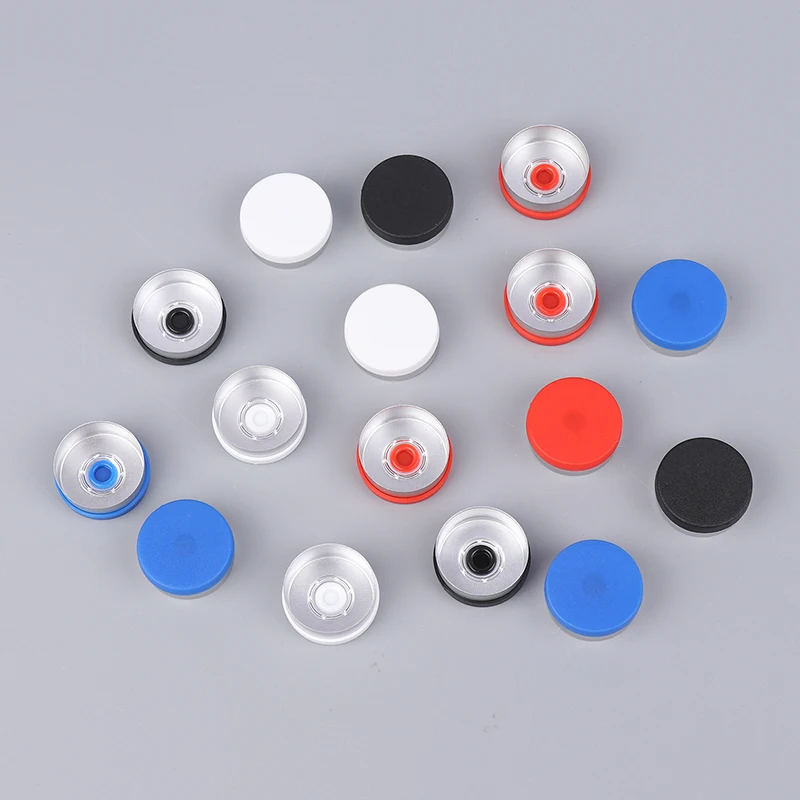 100pcs Medical Vial Cap Aluminum Cap Medical Bottle Cap OD 20mm Diameter Aluminum Flip Off Cap