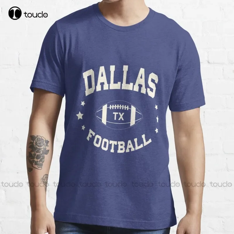 New Dallas Football Texas T-Shirt T-Shirt Golf Shirts For Men S-5XL black t shirts for men Unisex