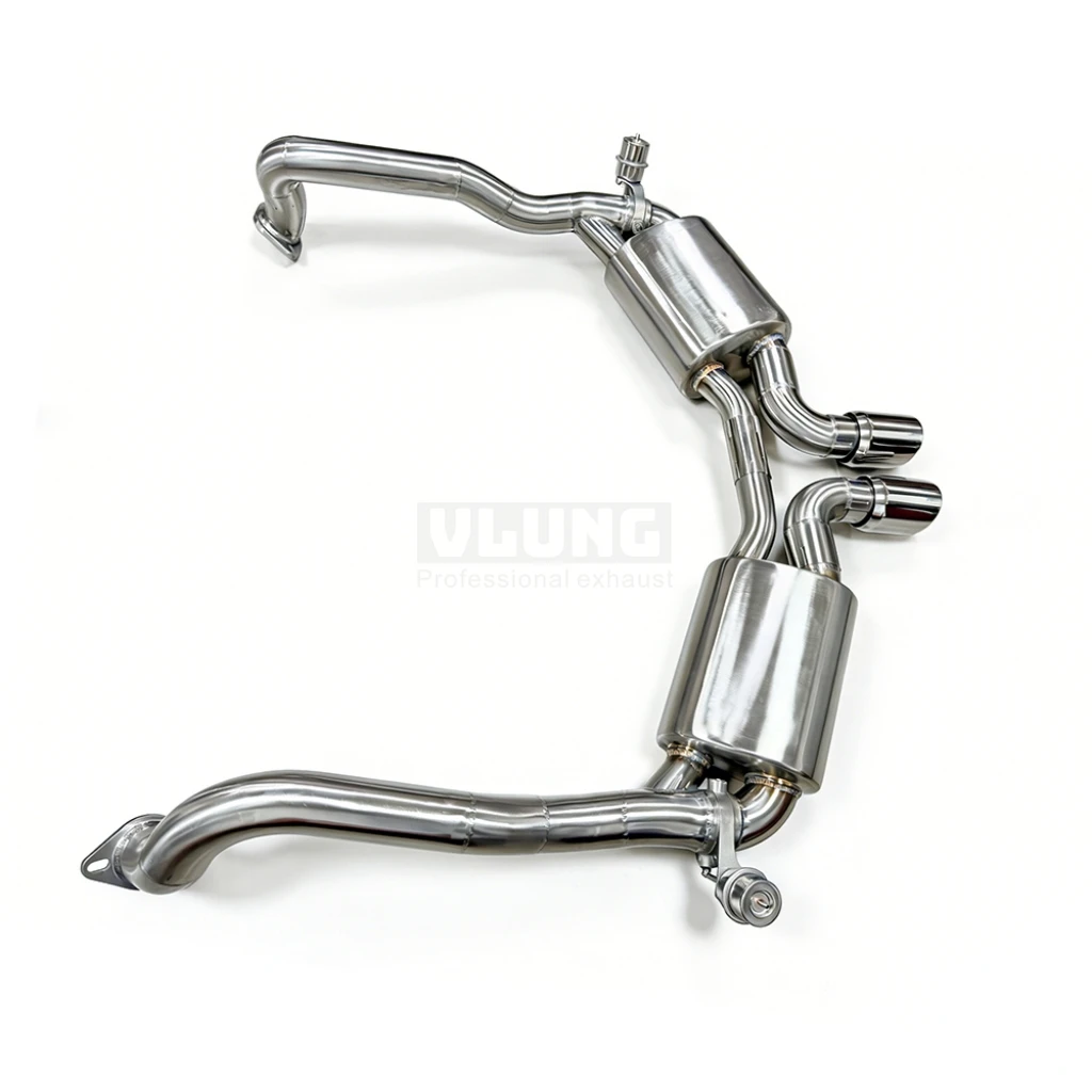 

Car Exhaust System for Porsche Boxster S/Cayman S (987.1) 3.4 2004-2008 stainless steel valve exhaust cat back exhaust Car Sound