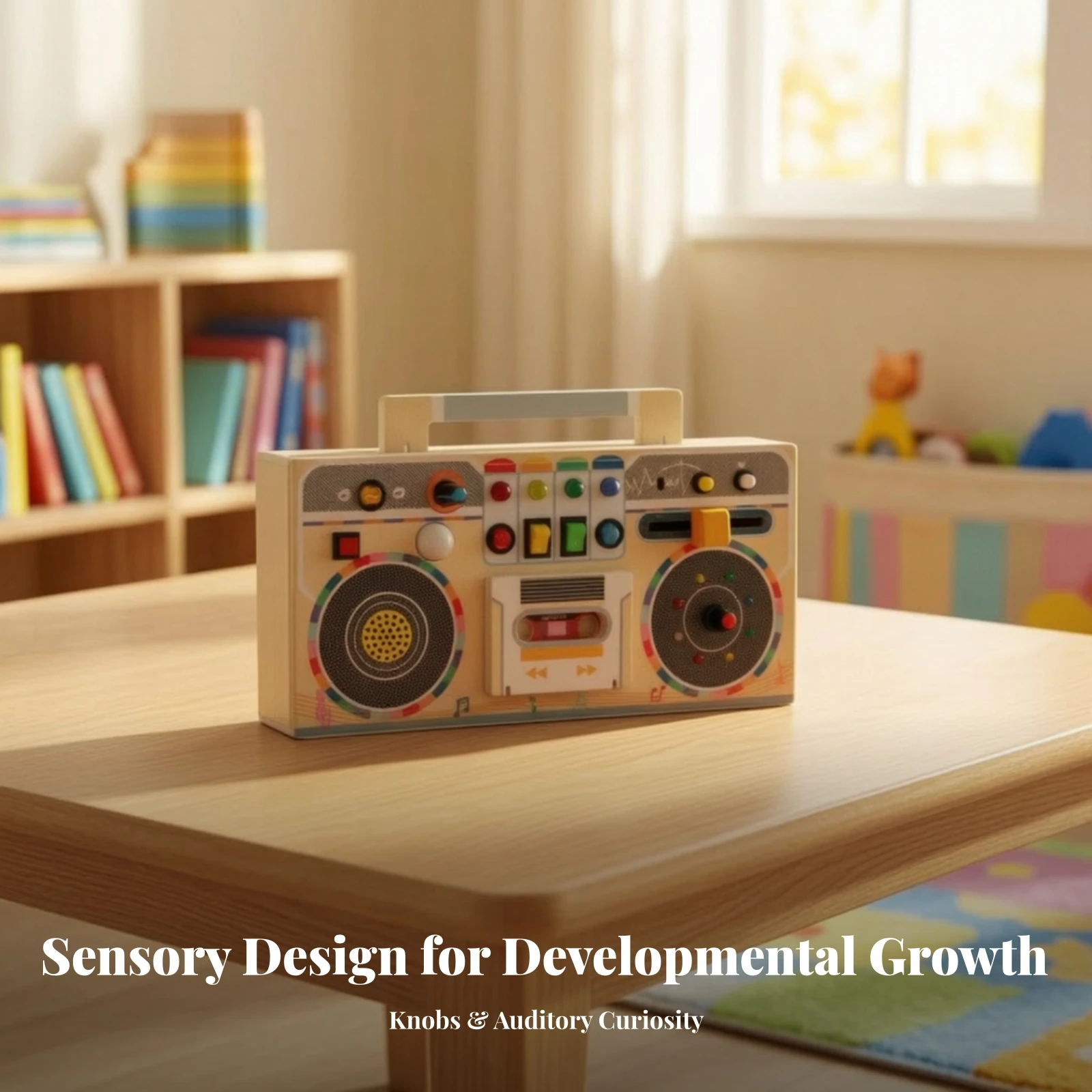 pretend-radio-toy-engaging-wooden-busy-board-with-handle-busy-board-with-handle-long-lasting-non-for-toddlers-home-classroom