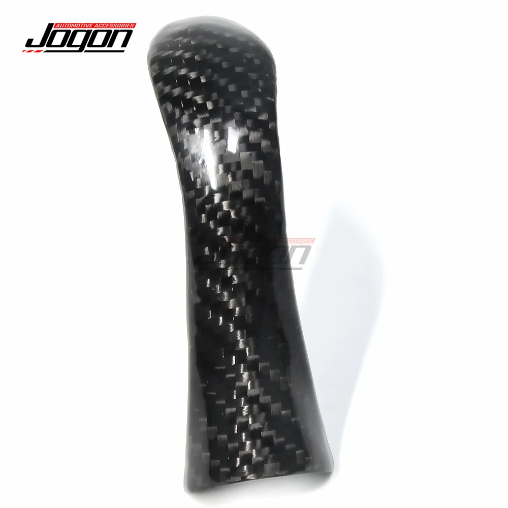 Dry Carbon Fiber For Infiniti Q50 2014-2020 Car Interior Center Console Gear Shift Head Panel Knob Handle Cover Trim Accessories