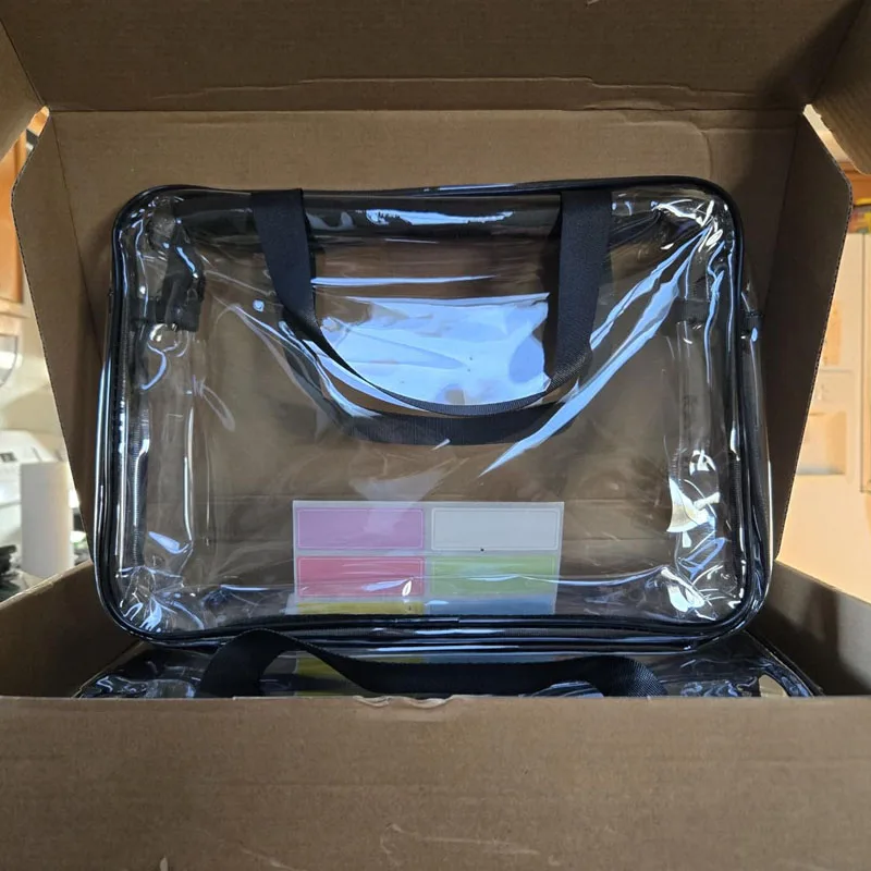 防水大型 PVC 収納袋クリアトラベルオーガナイザーバッグ化粧品ポーチ再利用可能なおもちゃの収納袋ビルディングブロックパズル用