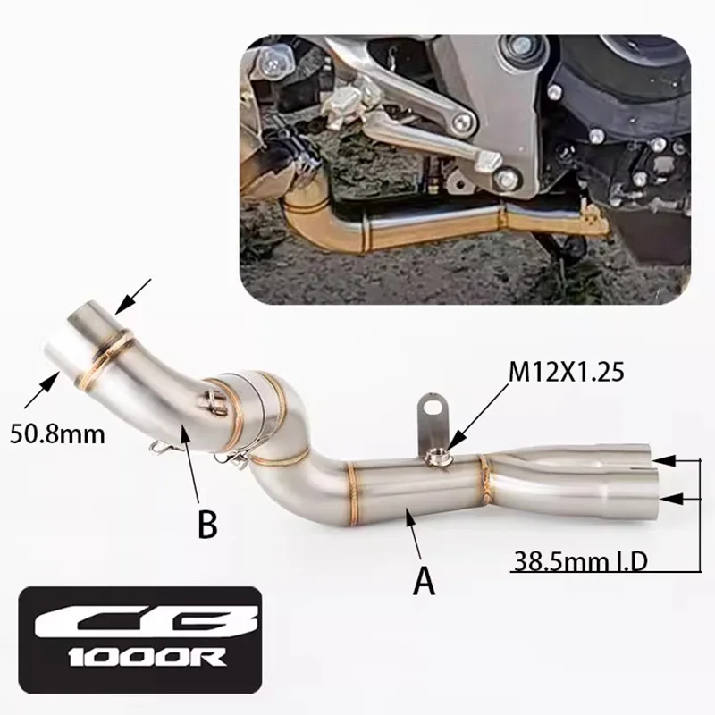

Motorcycle modification with drum removal CB1000R CB1000RA 2009-2018 CB1000R exhaust pipe