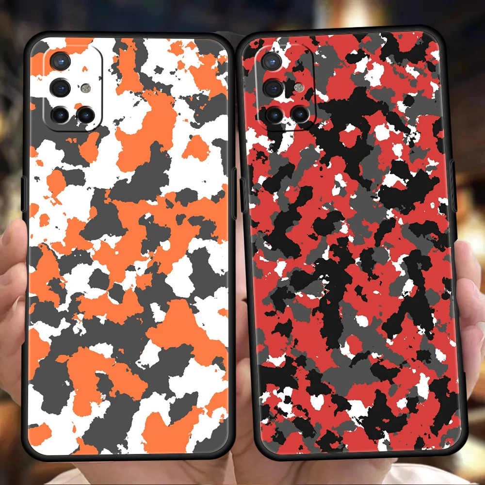 Camouflage Camo Silicone Case For Oneplus 10 Nord N100 N200 N10 2 CE Z 7 8 9 9RT 10R 9R 7T 8T Pro 5G Luxury Shockproof Shell Bag