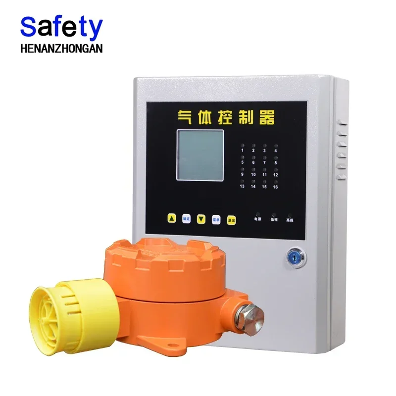 Pannello di controllo allarme antincendio indirizzabile/controller rilevatore di gas con ventola attiva