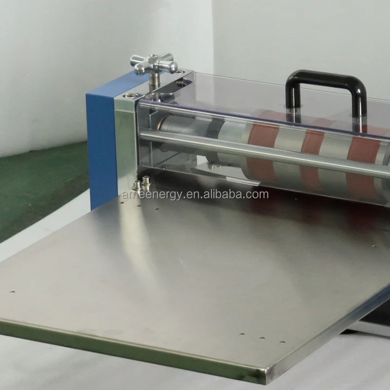 Lithium Ion Battery Semi-Automatic Electrodes Slitter Slitting Machine For Electrode Rolling Cutting