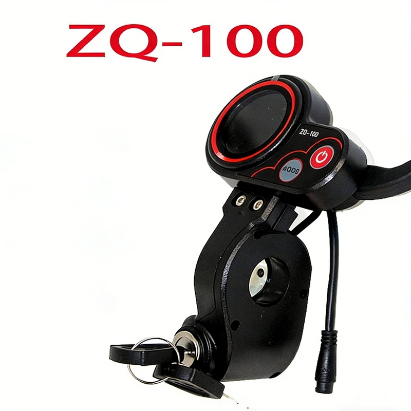 Super Sale ZQ-100 Electric Scooter Dashboard with 2 Keys (Speedometer Odometer)