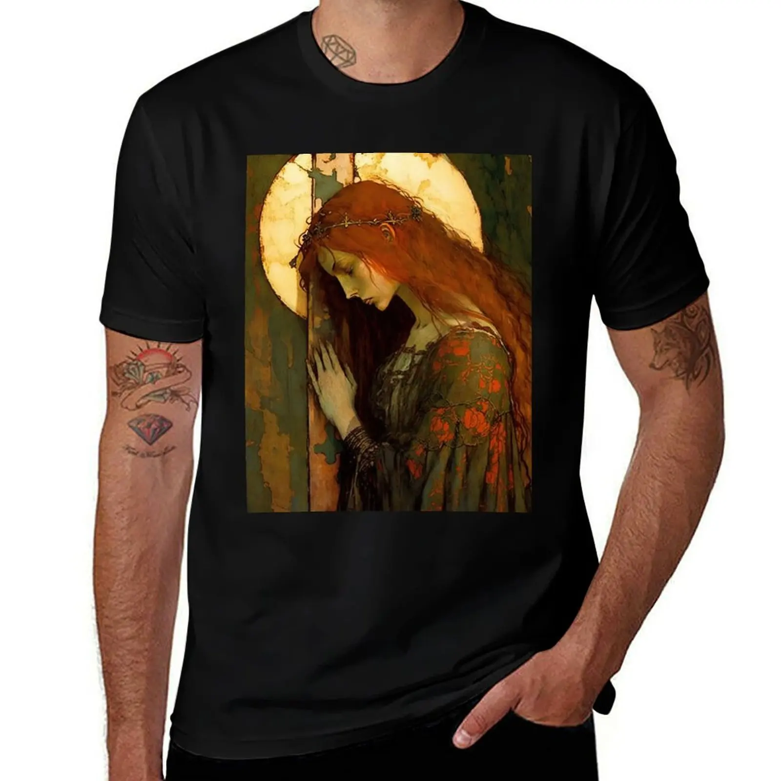 The Eternal Hope of Mary Magdalene T-Shirt Plus Size Summer Short Sleeve T-Shirt