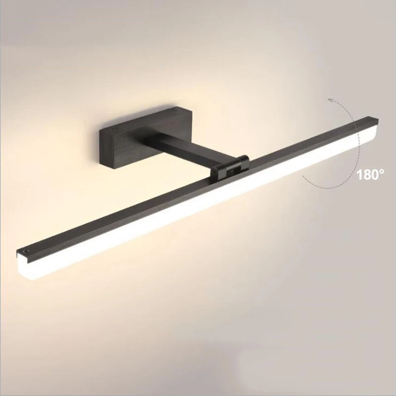 

IP65 LED Wall Lights Bedroom Makeup Bathroom Dressing Beauty LED Lighting 90-260V 40cm 50cm Aluminum Mirror Night Lights