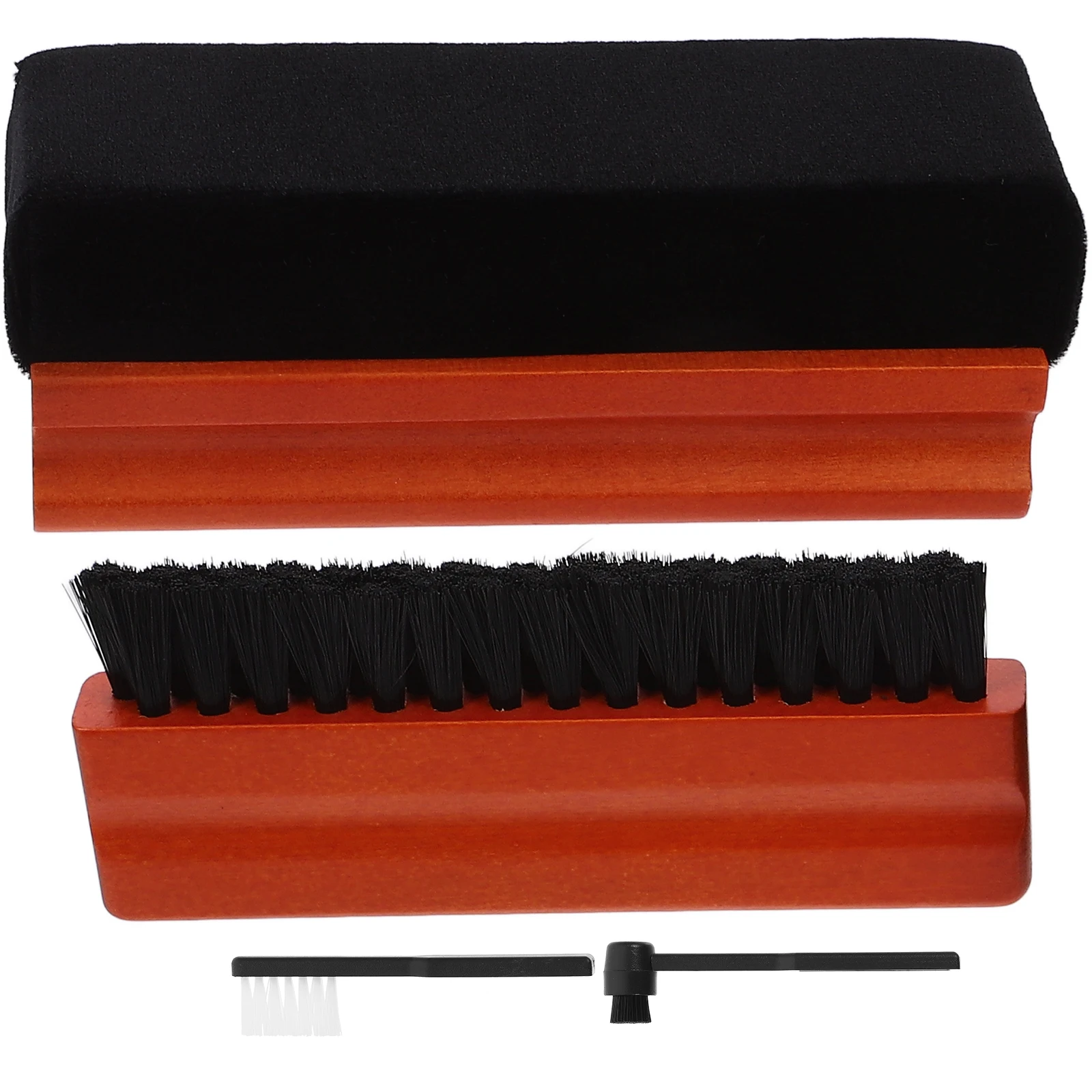 

1 set 4 Piece Cleaning Tool Set for Phonograph Record Player Brush Vinyl Cleaner Kit Flannel Portable Audio Desk Tools