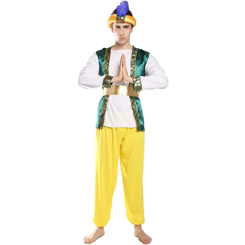 Disfraces de Halloween para hombres, disfraz de fiesta para adultos, príncipe, fantasía, niño, ropa árabe, Cosplay