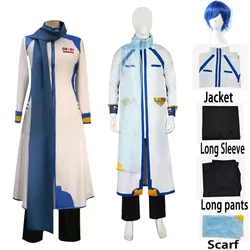 Anime Kaito Cosplay fantasia masculina, roupas de fórmula, uniformes irmão de Singer, performance de palco Halloween, Kaito Cosplay