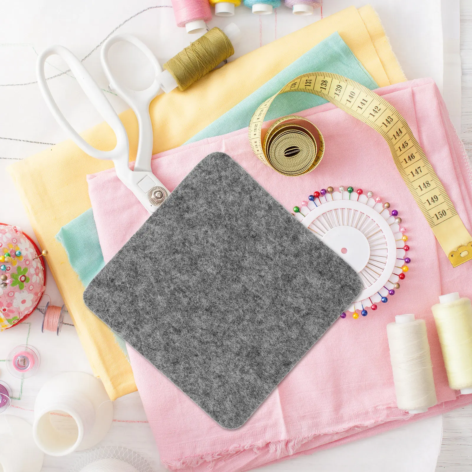 Wool Needle Felt Pad Flat Hand Felting Supplies Mat for Pin Punching Workstation