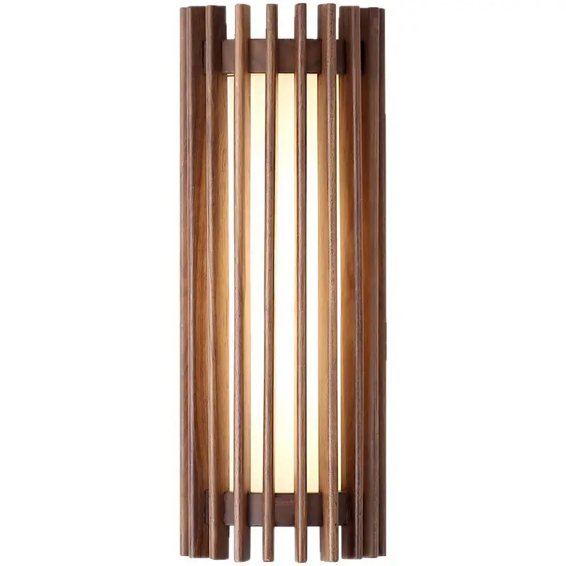 

Walnut wall lamp living room background wall hotel corridor aisle