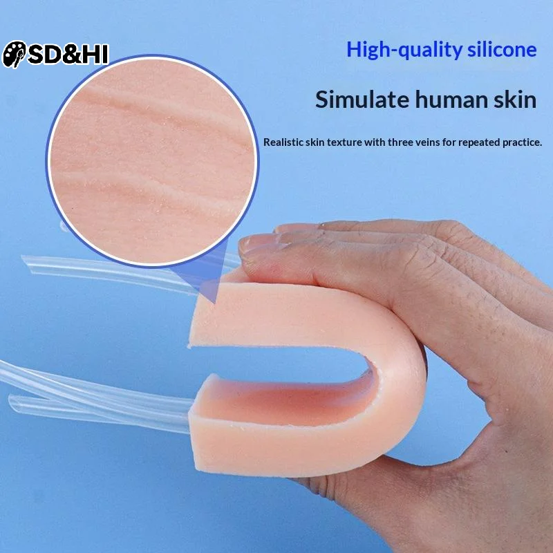 1Set Simulation Human Skin Tear Resistant Portable Suture Training Model Venipuncture Injection Practice Pad For Students Nurses
