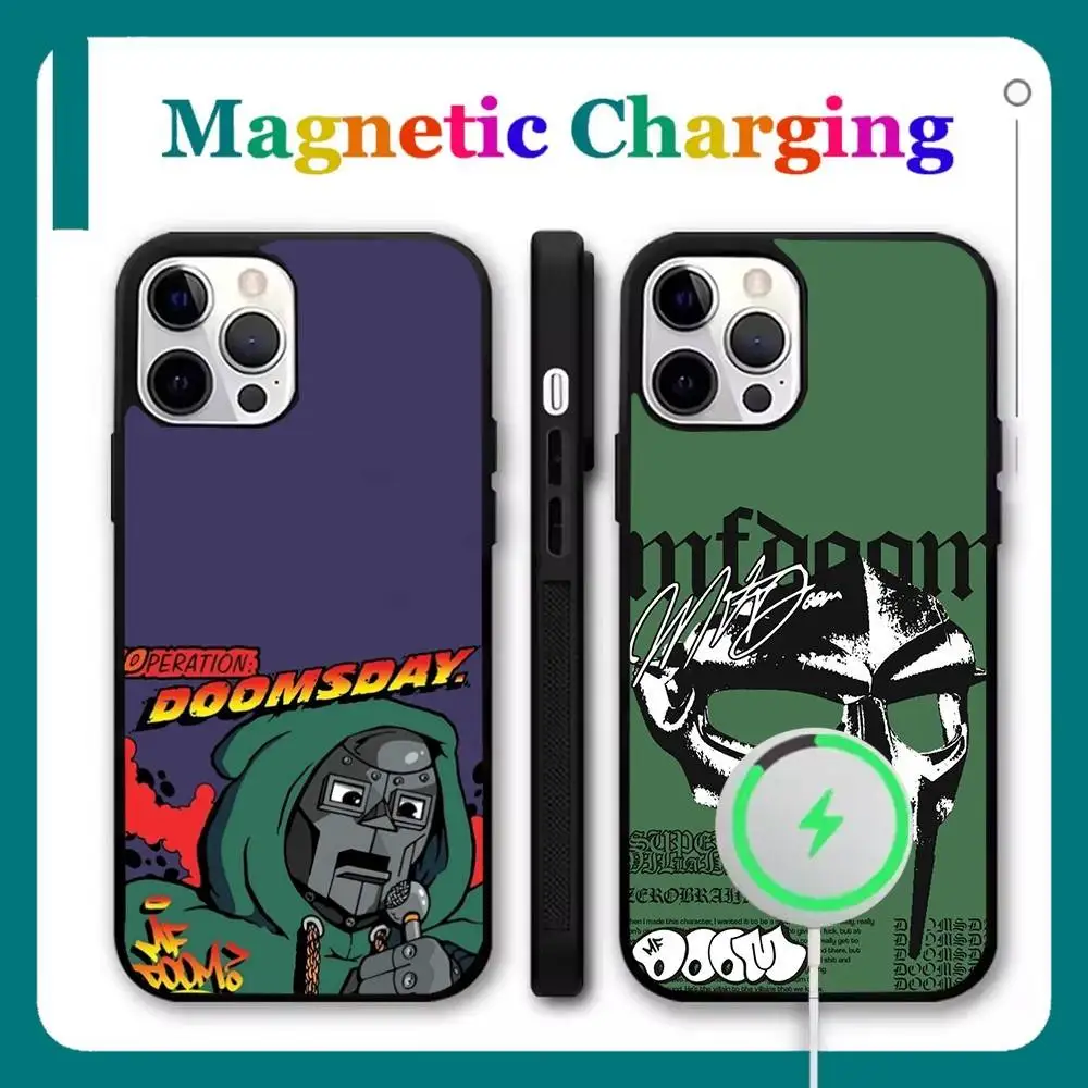 

Mf Doom All Caps Phone Case For iPhone 17,16,15,14,13,12,11,Pro,Max,Plus,Mini,Air,SE Magsafe Magnetic Wireless Charging