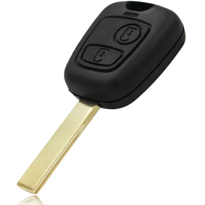 2 Buttons Remote Key 433MHz ID46 Chip for Peugeot 106 206 207 306 307 Citroen C2 C3 C4 Xsara Picasso Berlingo VA2/HU83/NE72/SX9