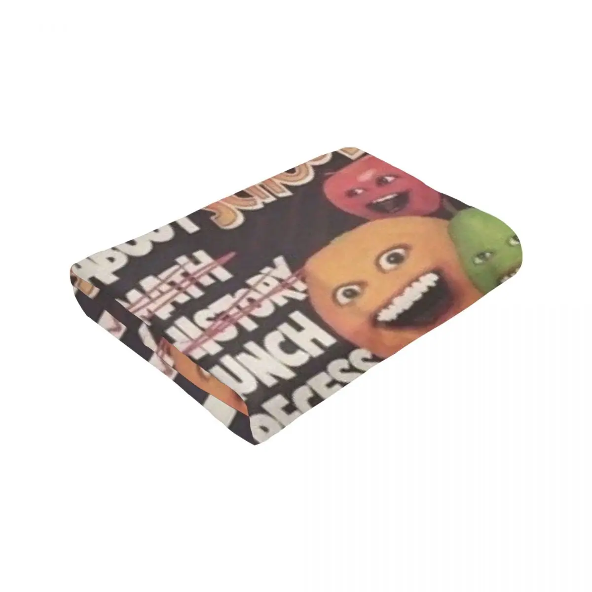 Annoying Orange Best Things About School Blanket Soft Flannel Throw Blanket Cover for Bed Living room Picnic Travel Home Couch - view 5