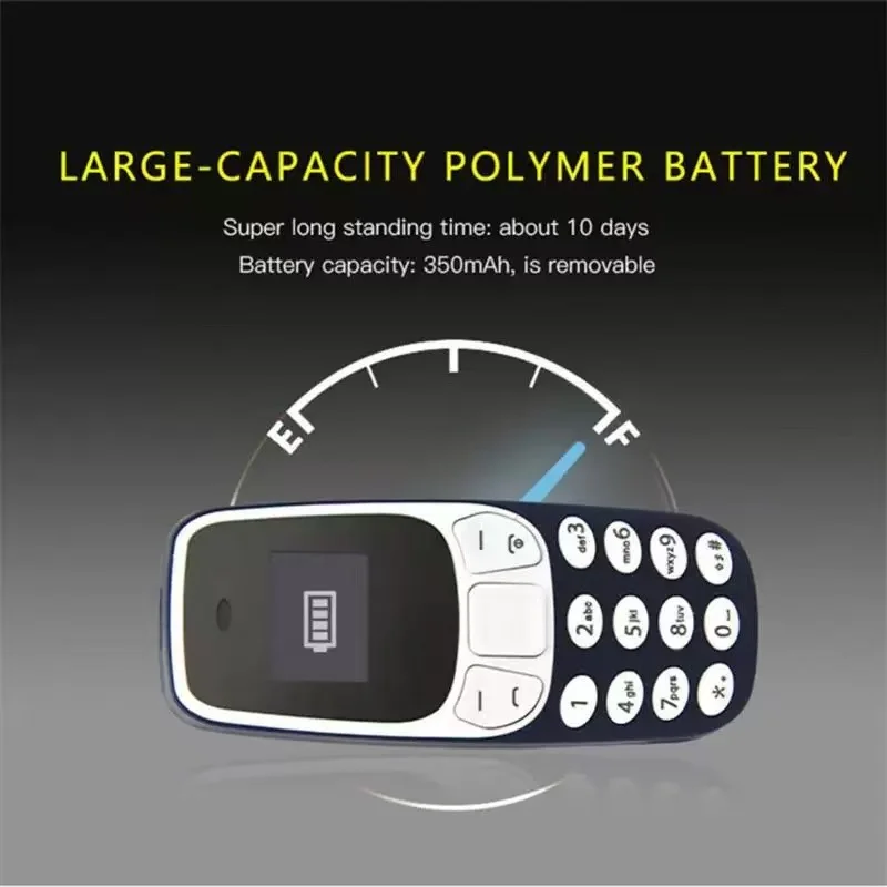 ​L8star Bm10 Mini Mobile Phone Dual Sim Card With Mp3 Player FM Unlocked Cellphone Voice Change Dialing Phone Wireless Headset