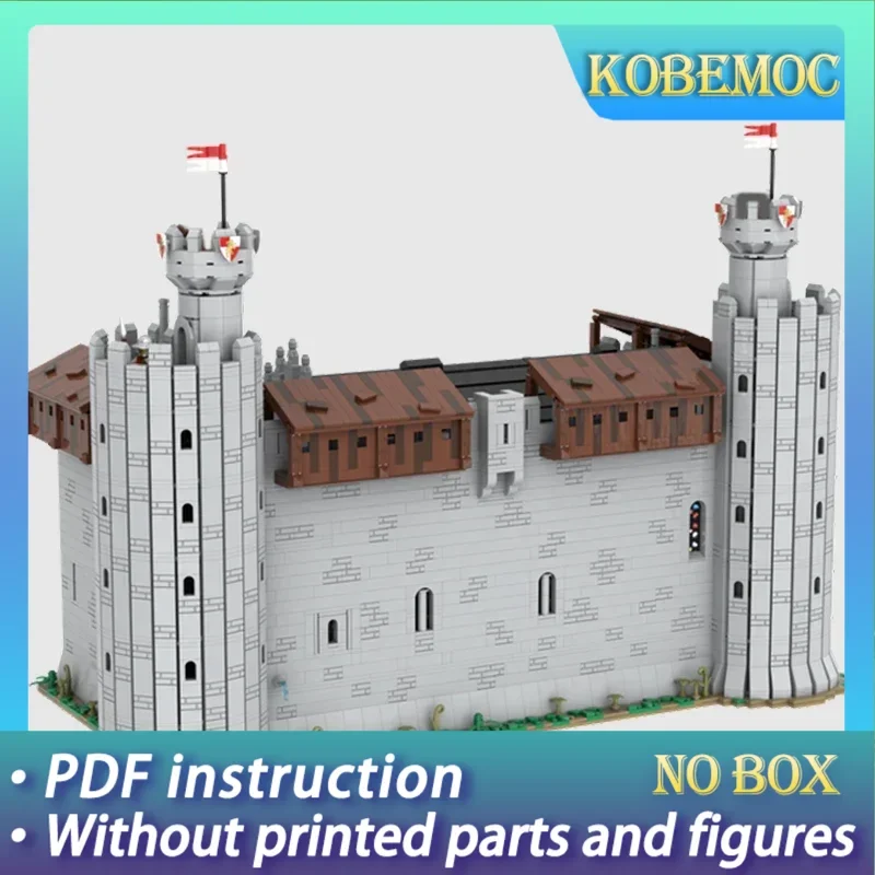 

Medieval Castle Model Moc Building Bricks Welsh Castle The Great Hall Technology Blocks Gifts Christmas Toys DIY Sets Assembly