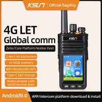 Long Range Walkie Talkie POC Network 4G LTE Wifi Radio Blue-tooth KSUN ZL65 Android 9.0 Two Way Radio Unlimited Distance Global