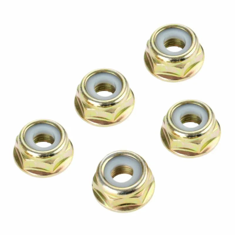 

5PCS String Trimmer Brush Cutter Gear Head Case Spare Parts M10x1.25 Left Hand Thread Blade Nut Lawn Mowers Lawn Trimming Tools