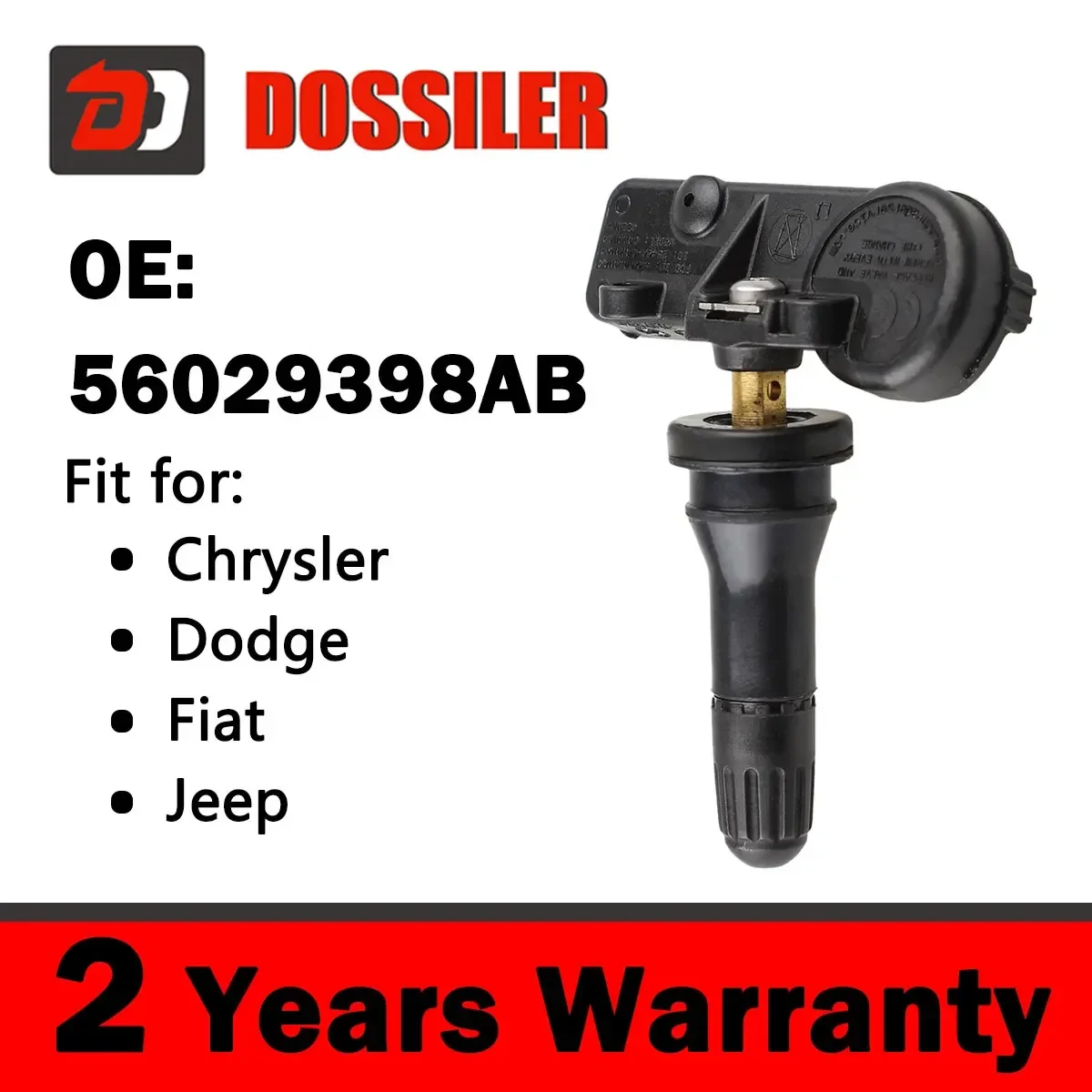 Датчик TPMS 56029398AB Dossiler 56029398AA для Chrysler Town Dodge C/V, зарядное устройство, большой фургон, Jeep Wrangler Fiat Freemont